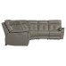 Costa Power Reclining Leather Sectional - Available With Power Tilt Headrest | Power Lumbar