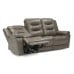 Lennon Power Reclining Leather Sofa or Set - Available With Power Tilt Headrest | Power Lumbar