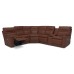 Toledo Power Reclining Leather Sectional - Available With Power Tilt Headrest | Power Lumbar