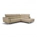 Natuzzi Editions C160 Lieto Stationary or Power Reclining Leather Sectional