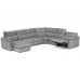 Natuzzi Editions C176 Amorevole Power Reclining Leather Sectional - Available With Power Tilt Headrest | Power Lumbar