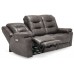 Lennon Power Reclining Leather Sofa or Set - Available With Power Tilt Headrest | Power Lumbar