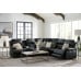 Kendra Power Reclining Leather Sectional - Available With Power Tilt Headrest | Power Lumbar