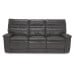 Toledo Power Reclining Leather Sofa or Set - Available With Power Tilt Headrest | Power Lumbar