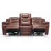 Lennon Power Reclining Leather Sofa or Set - Available With Power Tilt Headrest | Power Lumbar