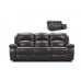 Gatto Power Reclining Leather Sofa or Set with Power Tilt Headrest