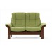 Stressless Windsor High Back Loveseat in Green