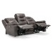 Lennon Power Reclining Leather Sofa or Set - Available With Power Tilt Headrest | Power Lumbar