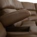 Adams Power Reclining Leather Sectional - Available With Power Tilt Headrest | Power Lumbar