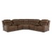 Adams Power Reclining Leather Sectional - Available With Power Tilt Headrest | Power Lumbar