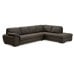 Palliser Miami Leather Sectional | Bench Seating