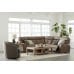 McGrath Power Reclining Leather Sectional - Available With Power Tilt Headrest | Power Lumbar