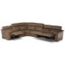Natuzzi Editions C115 Giulivo Power Reclining Leather Sectional | Adjustable Headrest (Alternate to C103 Brave)