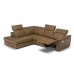 Natuzzi Editions C107 Curioso Power Reclining Leather Sectional | Adjustable Headrest