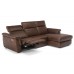 Natuzzi Editions C107 Curioso Power Reclining Leather Sectional | Adjustable Headrest