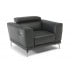 Natuzzi Editions C106 Tranquillita Leather Sofa or Set | Manual Adjustable Headrest