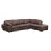 Palliser Miami Leather Sectional | Bench Seating