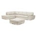 Palliser Miami Leather Sectional | Bench Seating