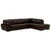 Palliser Miami Leather Sectional | Bench Seating