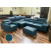 New Natuzzi Editions B619 Leather Sectional Chair and Ottoman Reduced 50%