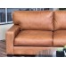 New Napa 108 Inch Leather Sofa Reduced 60% Tuscany Congac