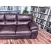 Brand New Atollo Leather Sofa Reduced 60 Percent Off - 1 Available