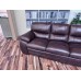 Brand New Atollo Leather Sofa Reduced 60 Percent Off - 1 Available