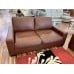 Beautiful Napa 90 inch Leather Sofa, Loveseat Take 55% Off Box Back Cushion