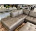 Brand New Floor Model Century City Leather Sectional And Ottoman | Reduced 55 percent Only 1 Will Not Last Long
