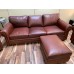 REDUCED New Floor Model Sedona (96 Inch) Leather Sofa Loveseat Chair And Ottoman Reduced Over 60% ONLY $6664