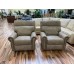 Chipley All Leather Reclining Sofa, Loveseat & Swivel Recliner Reduced 65% ONLY $7043.68
