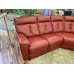 Costa 3 Power Recliners W/ Power Headrest W/ Power Lumbar LEATHER MATCH SECTIONAL reduced 50%  Plus Get An Extra 20% Off