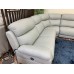 Pilot Power Reclining Leather Sectional With Power Headrest