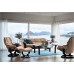 Ekornes Oslo Wood Trim Leather Sofa or Set