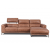 Lockett Power Reclining Leather Sectional With Power Adjustable Headrest