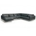 Airopeli (30834) Leather Sectional with RAF sofa
