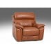 Argus Power Reclining Leather Sofa or Set With Power Tilt Headrest Contrast Stitch