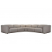Axim Power Reclining Leather Sectional With Power Headrest