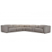 Axim Power Reclining Leather Sectional With Power Headrest