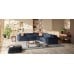 Natuzzi Editions B817 Solare Power Reclining Leather Sectional | Adjustable Headrest (Similar to C072 Emozione)