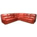 Bar Harbor Reclining Leather Sectional - Available with Power Recline | Power Lumbar