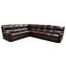 Bar Harbor Reclining Leather Sectional - Available with Power Recline | Power Lumbar