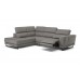 Natuzzi Editions C160 Lieto Stationary or Power Reclining Leather Sectional