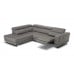 Natuzzi Editions C160 Lieto Stationary or Power Reclining Leather Sectional