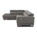 Natuzzi Editions C160 Lieto Stationary or Power Reclining Leather Sectional