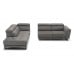 Natuzzi Editions C160 Lieto Stationary or Power Reclining Leather Sectional