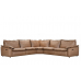 Cloud Power Reclining Leather Sectional With Power Headrests Wallhugger