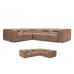 Perugia Leather Sectional