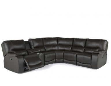 Palliser Norwood Reclining Leather Sectional