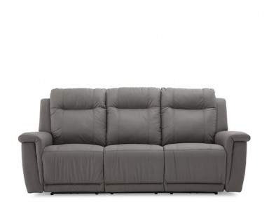 Ridley Power Reclining Leather Sofa or Set with Power Tilt Headrest